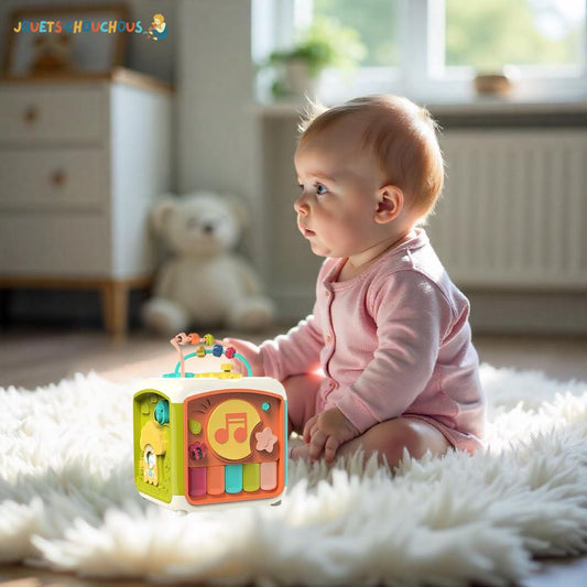 Jouet Musical Bebe | Cube Sensoriel ZikoCube™ - Jouets Chouchous