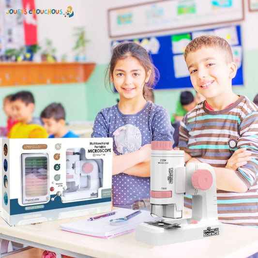 Kit Microscope Enfant | PetitScope Plus™ - Jouets Chouchous