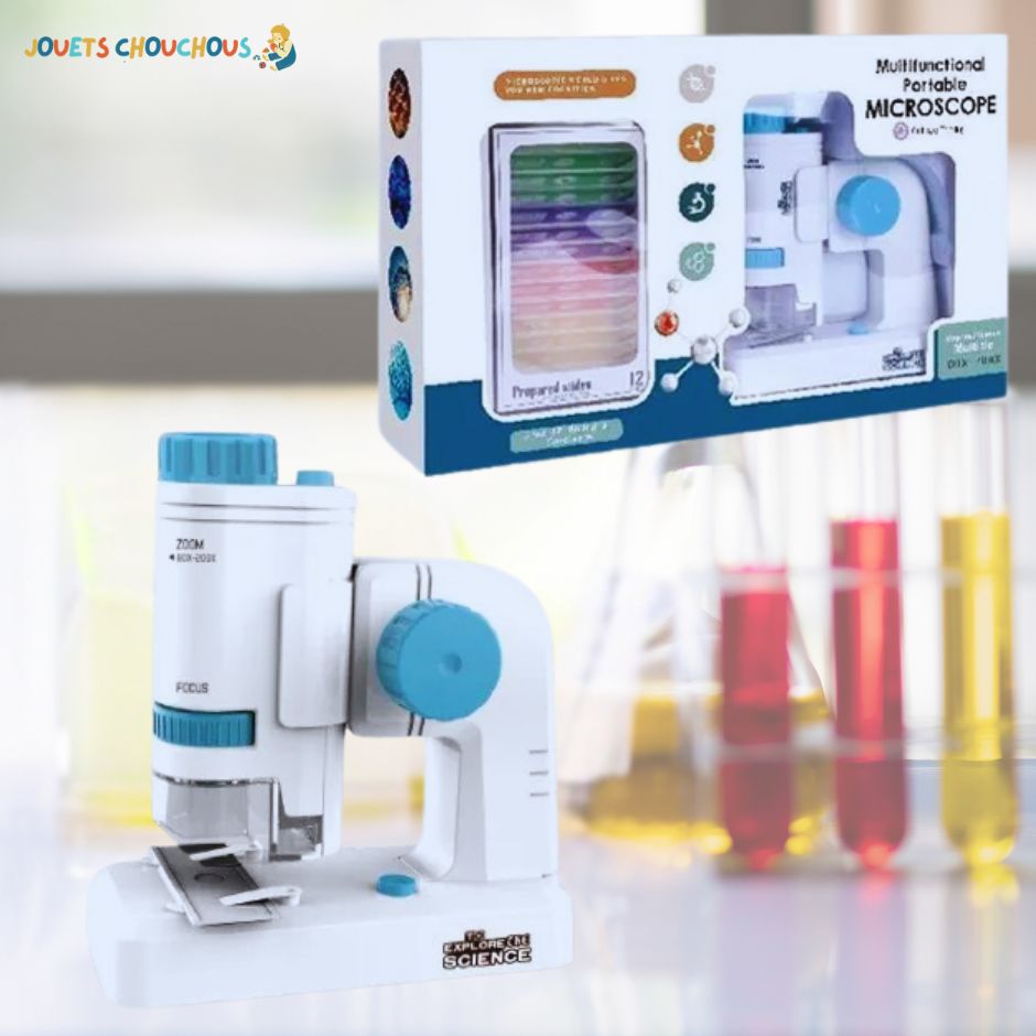 Kit Microscope Enfant | PetitScope Plus™ - Jouets Chouchous