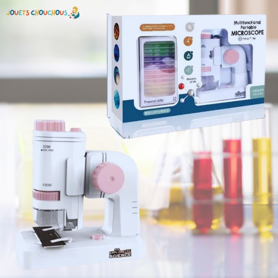 Kit Microscope Enfant | PetitScope Plus™ - Jouets Chouchous