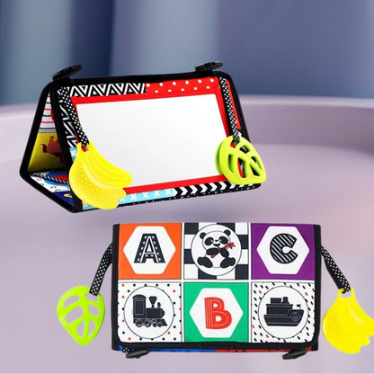 Livre Tissu Bebe avec Miroir | DouxMiro™ - Jouets Chouchous