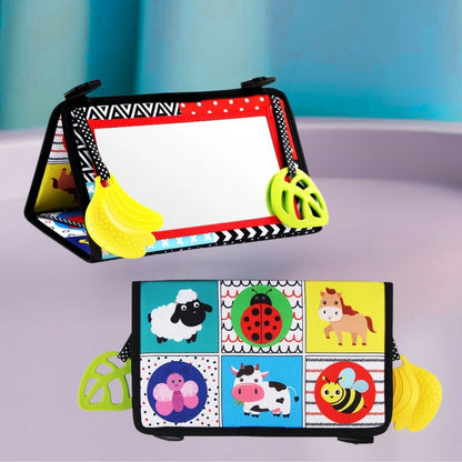 Livre Tissu Bebe avec Miroir | DouxMiro™ - Jouets Chouchous