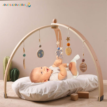 Mobile Bebe en bois | RocketGym™ - Jouets Chouchous