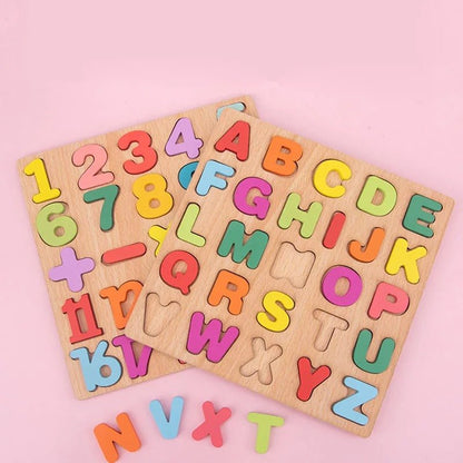 Puzzle 3D Bois Alphabet Montessori | AlphaWood™ - Jouets Chouchous