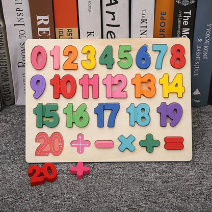Puzzle 3D Bois Alphabet Montessori | AlphaWood™ - Jouets Chouchous