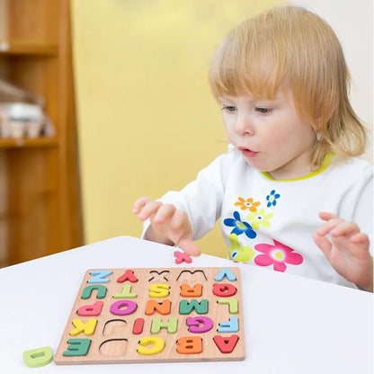 Puzzle 3D Bois Alphabet Montessori | AlphaWood™ - Jouets Chouchous