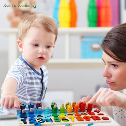 Puzzle 3D Bois Mathématiques | MathoMag™ - Jouets Chouchous