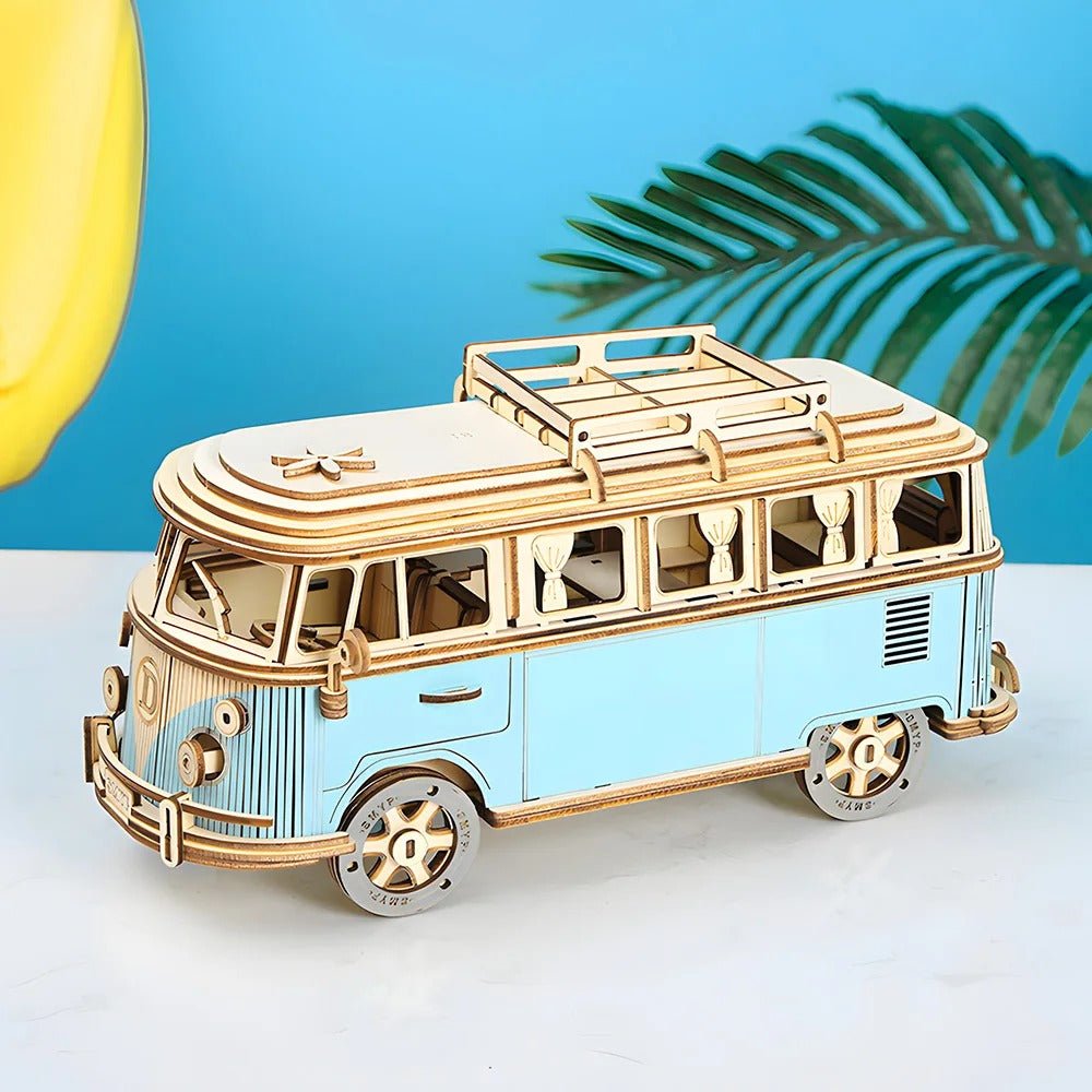 Puzzle 3D bois | MonCamper™ - Jouets Chouchous