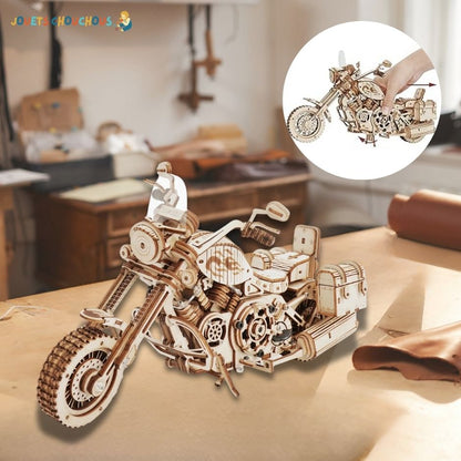 Puzzle 3D Bois | RetroBiker™ - Jouets Chouchous