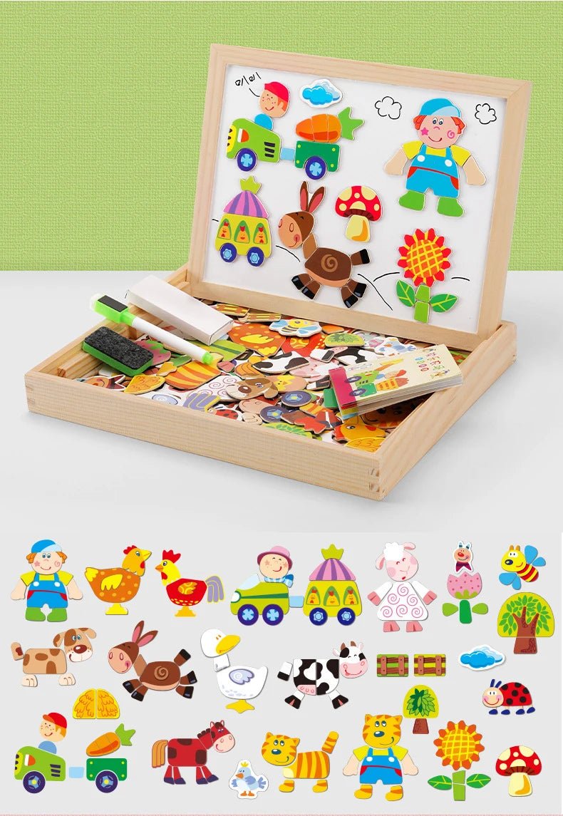 Puzzle Enfant 3 ans | Magtablo™ - Jouets Chouchous