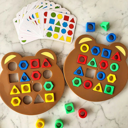Puzzle Formes Géométriques Montessori | PuzzleGéo™ - Jouets Chouchous